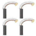 The Lord of the Tools 4PCS Round Motor Carbon Brush 22.15mm x 7.62mm Spring Length 44mm for Rotary Hammer Drill Circular Saw Cut Off Saw and Angle Grinder