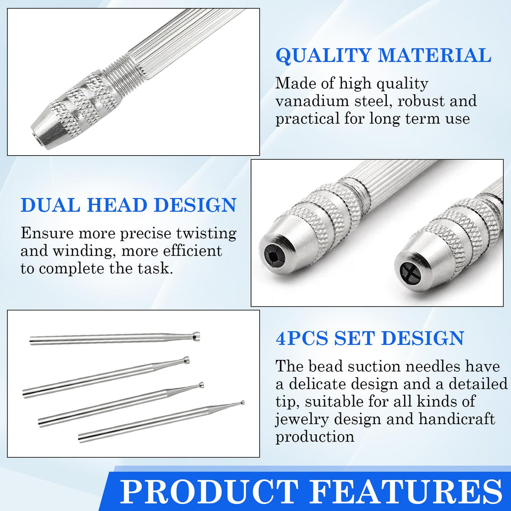 5Pcs Round Cup Burr Set, 3/32 Inch Shank Wire Rounder with Hand Drill