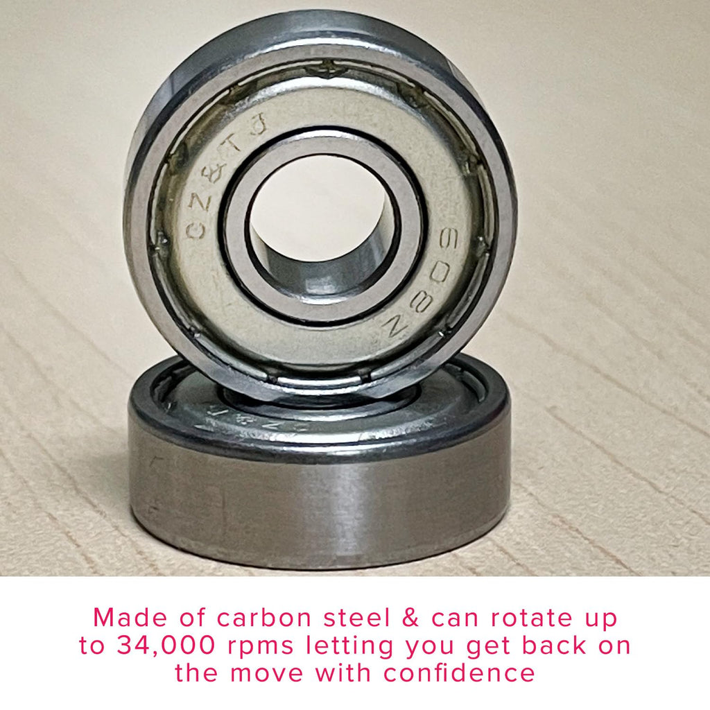608ZZ (608Z) Shielded Steel Wheel Bearings - Replacement fits Drive, Jazzy, Pride, Jet, Quicky, Mobility Scooter