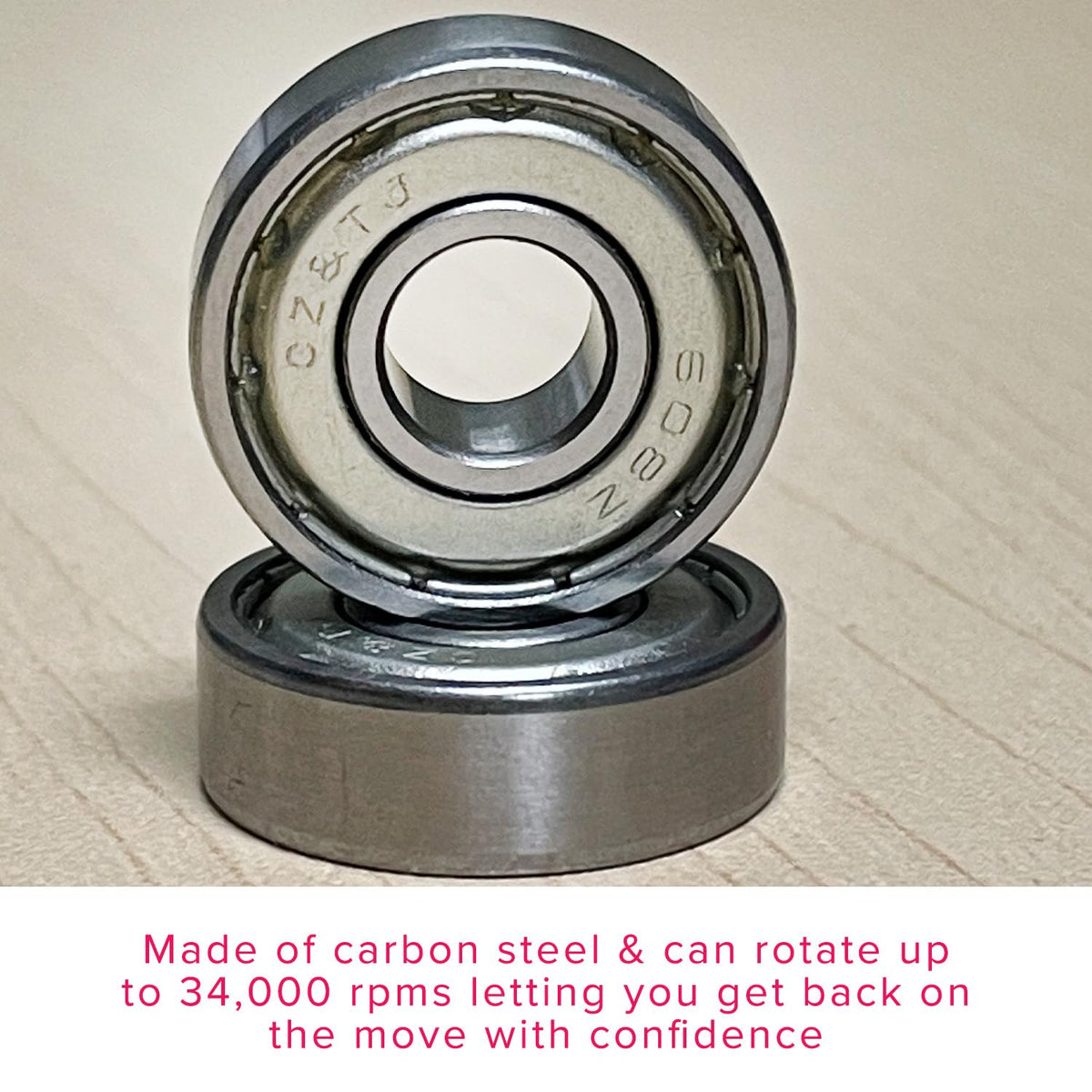 608ZZ (608Z) Shielded Steel Wheel Bearings - Replacement fits Drive, Jazzy, Pride, Jet, Quicky, Mobility Scooter