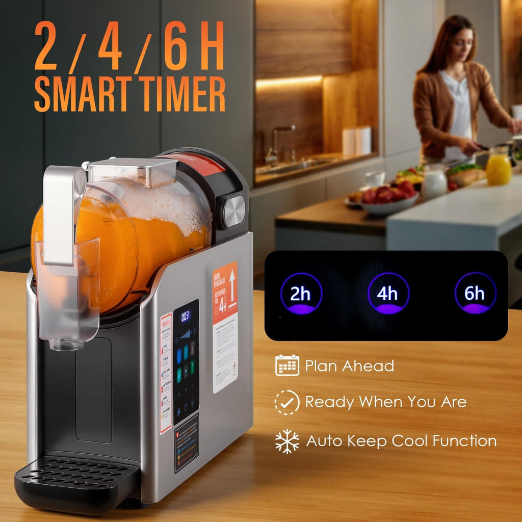 New Upgrade Smart 6 Presets Slushie Machine for Home & Frozen Drink Maker