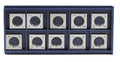 YUFUTOL 14mm Square Straight Carbide Cutter Insert(14mm length X14mm widthX2.0mm thickness),Pack of 10, Designed for Spiral/Helical Planer Cutter Head Wood Lathe Tool