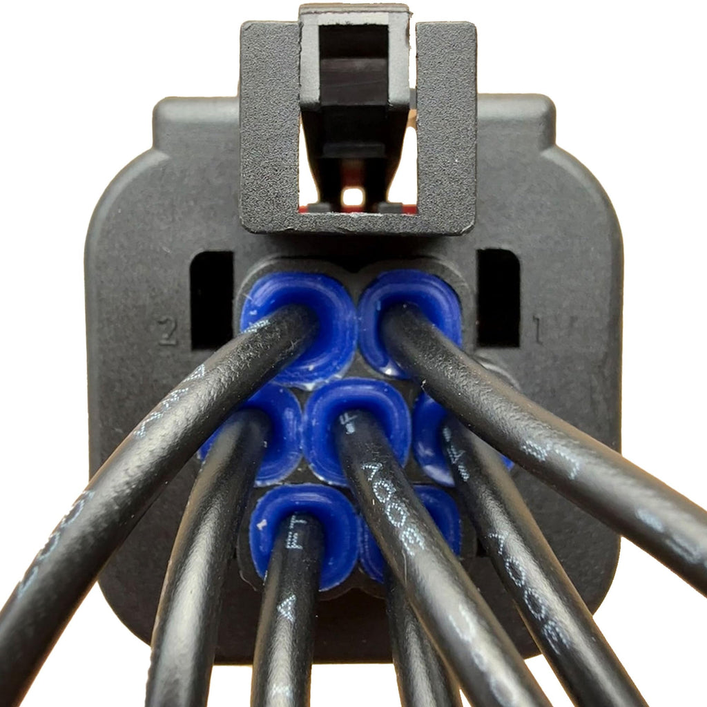 Broaug Headlight Switch Wiring Harness - Compatible with Ford Edge/Escape/Fusion (2000-2017) & Lincoln MKX/MKZ - Replaces 3U2Z14S411EVA, S2423 (12" Length)
