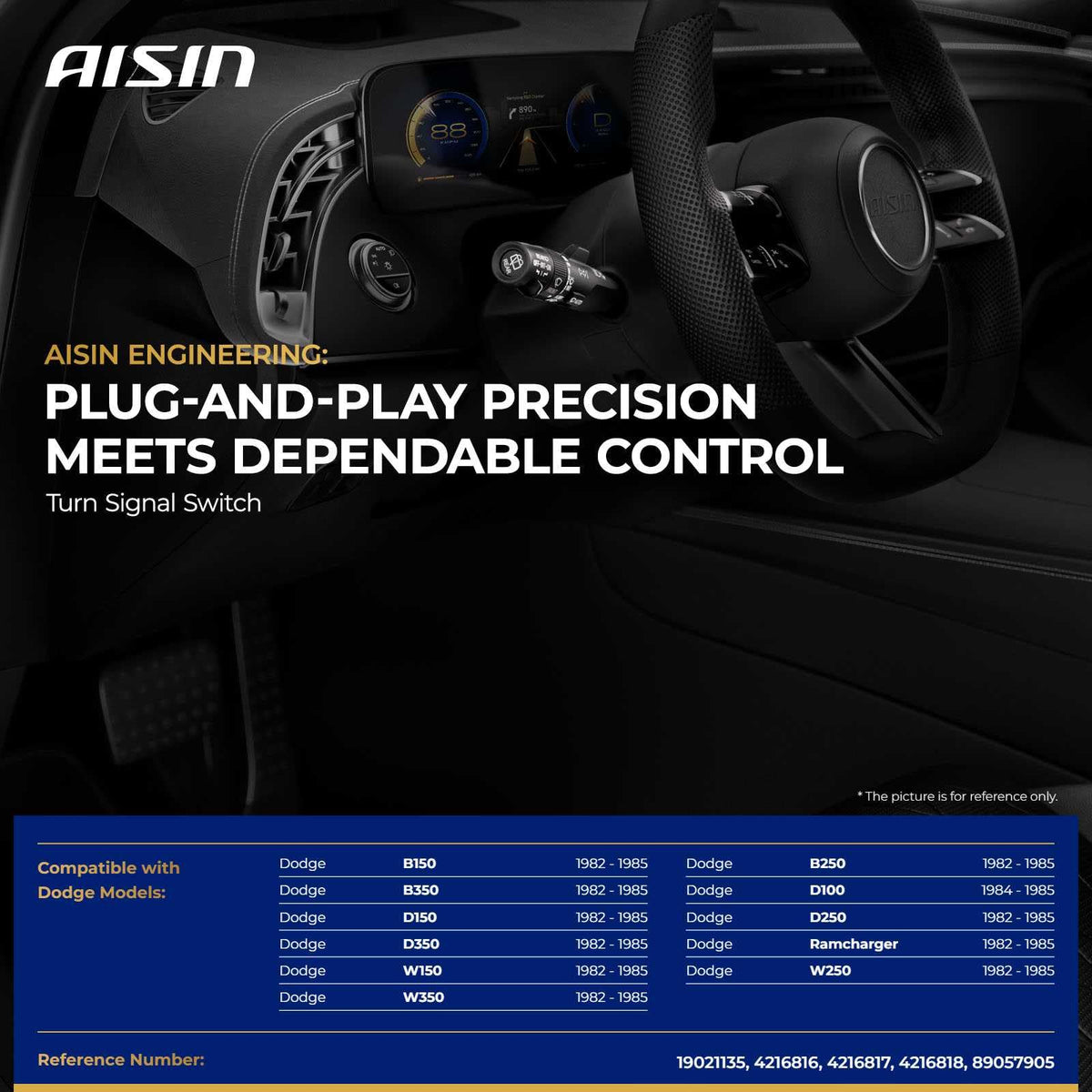 AISIN AFTERMARKET TSSCH-00325 Turn Signal Switch