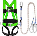 Safety Harness Fall Protection Kit: Roofing Harness for Work | Men Construction Climbing Fall Arrest Safety Harnesses