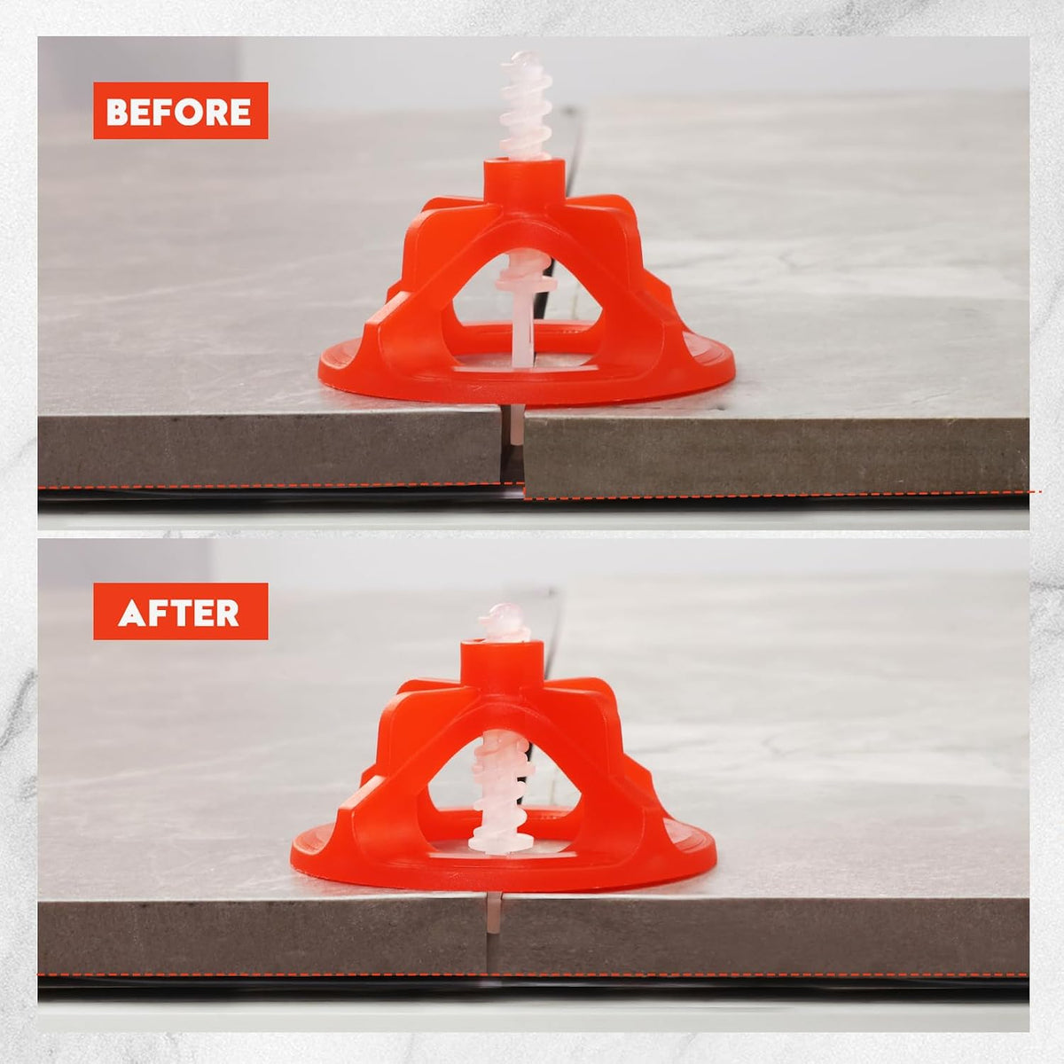 Tile Leveling System 1/8", 1000 Pcs Tile Spacers for Floor Tiles