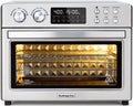 28QT Air Fryer Toaster Oven Combo, Large 12-in-1 Convection Countertop Oven with Next-Gen HeatWave Convection