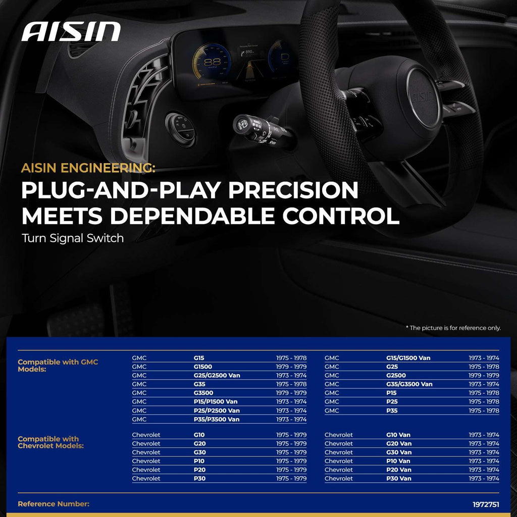 AISIN AFTERMARKET TSSGM-00296 Turn Signal Switch