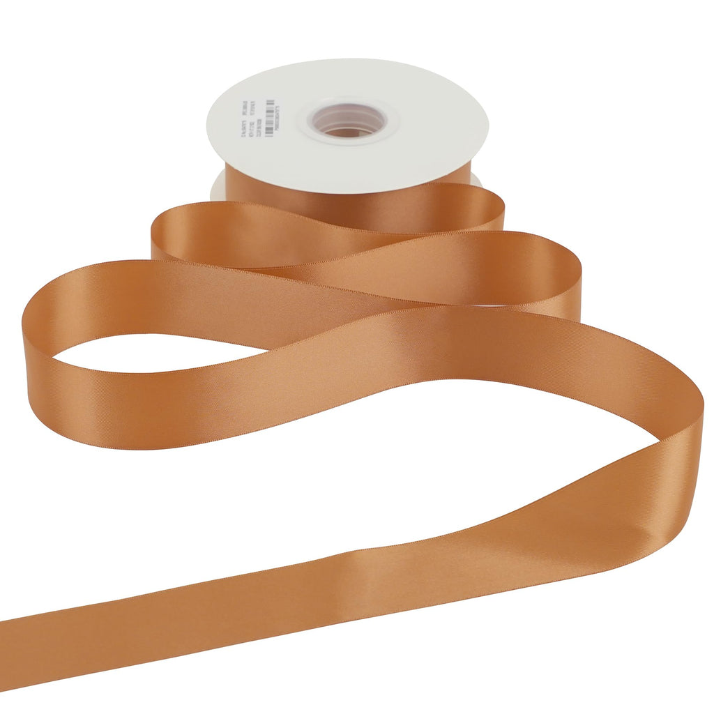 Terracotta Double-Faced Satin Fall Ribbon 1-1/2 inch x 50 Yards