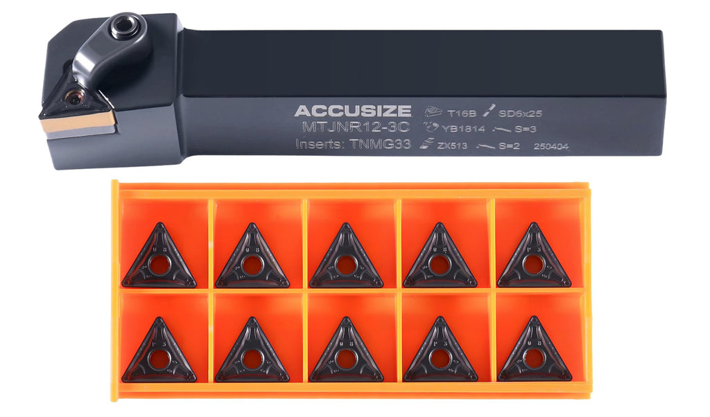Accusize Indexable Tool Holder, 3/4" x 5", RH, 2312-5008INS