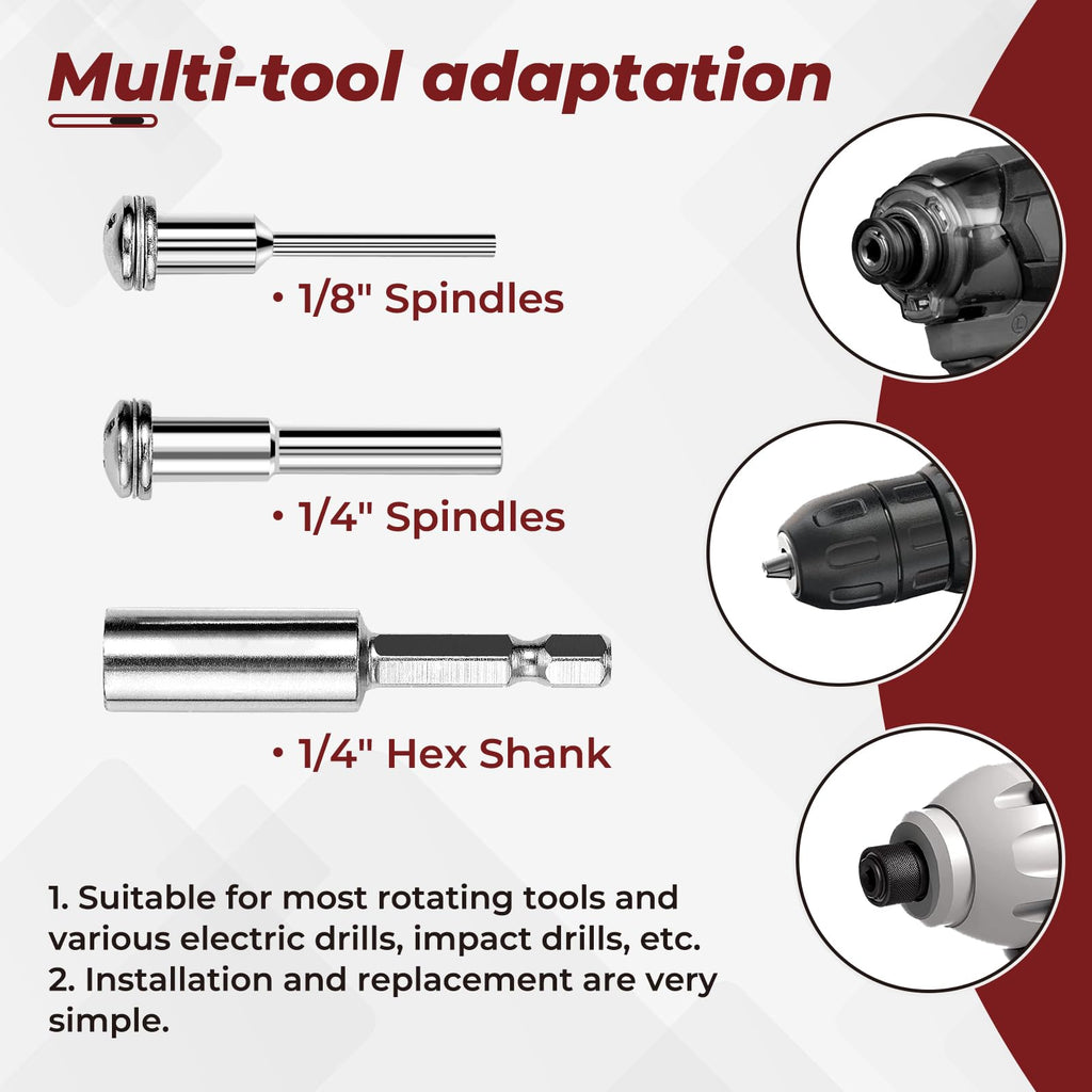 Prozwee 40PCS Cutting Wheel for Drill,20PCS 1.5" & 20PCS 1.97" Cutting Disc