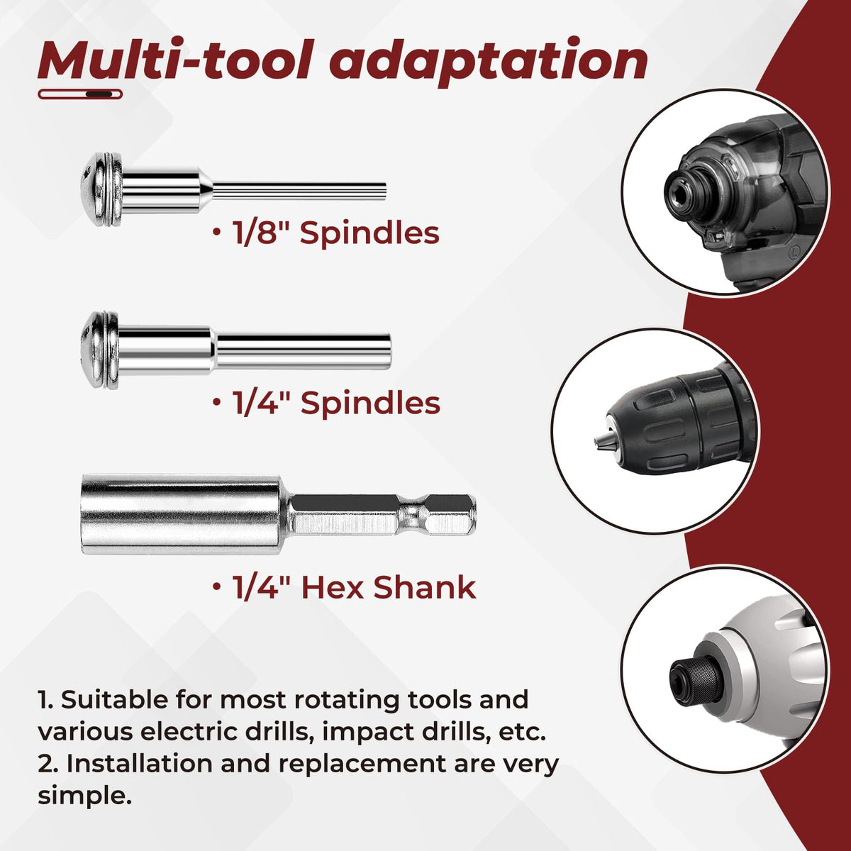 Prozwee 40PCS Cutting Wheel for Drill,20PCS 1.5" & 20PCS 1.97" Cutting Disc