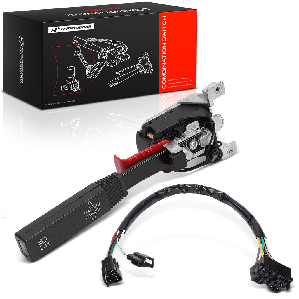 A-Premium Turn Signal Switch, Headlight Dimmer, Compatible with Kenworth