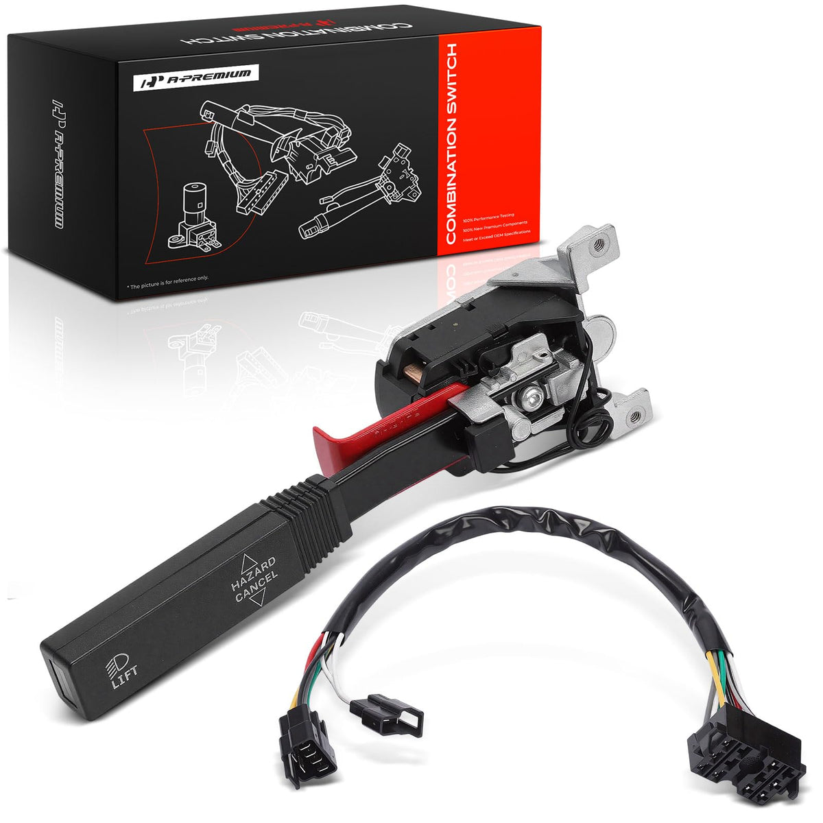 A-Premium Turn Signal Switch, Headlight Dimmer, Compatible with Kenworth