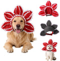 Pet Demon Dog Costume Funny Carnivorous Plant Dog Adjustable Hat Costume