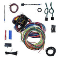 A-Team Performance 21 Standard Circuit Universal Automotive Wire Harness Kit - Fuse Panel & Relay Tester - Light Wiring Kit & LED Harness - Muscle Car & Hot Rod - PVC & GM Turn Signal Connector