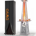 2PCS 48,000 BTU Pyramid Patio Heater w/Table,89" Propane Heater