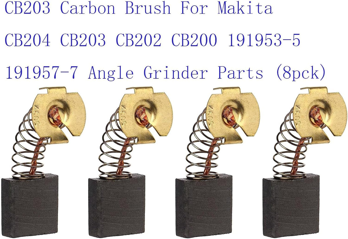 (8pck) CB203 CB204 Carbon Brush For Makita CB202 CB200 191953-5 191957-7