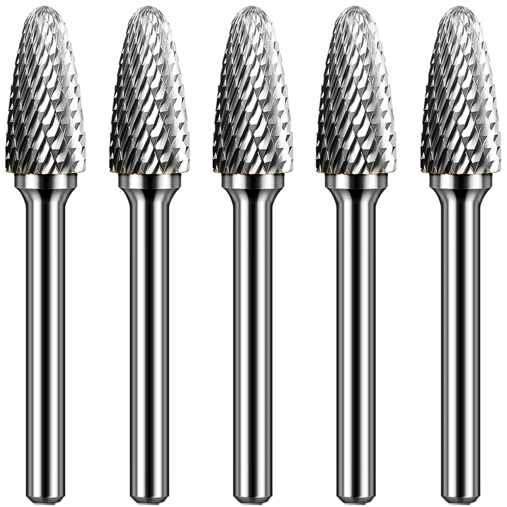 OSIDU Tungsten Carbide Rotary Burr Bit 1/4" Shank SF-3 Die Grinder Bits