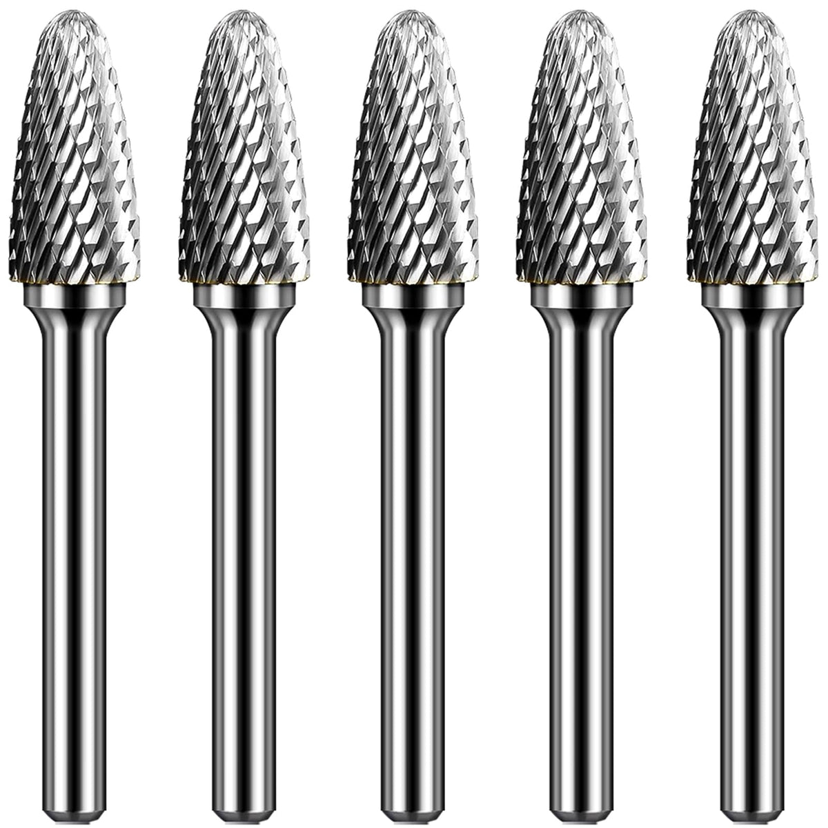 OSIDU Tungsten Carbide Rotary Burr Bit 1/4" Shank SF-3 Die Grinder Bits