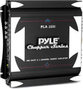 2 Channel Car Stereo Amplifier- 1400W Dual Channel Bridgeable High Power MOSFET Audio Sound Auto Small Speaker Amp w/