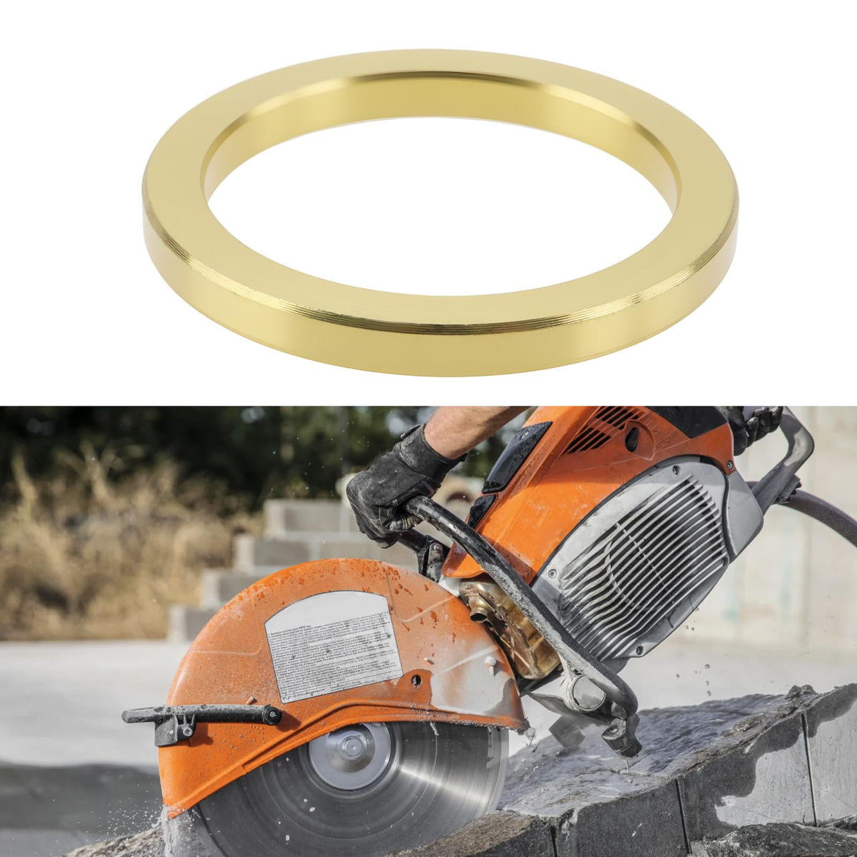AS Axis Spindleon 5pcs Blade Arbor Adapter Reducer Ring Brass Compatible with Stihl TS400 TS420 TS700 TS800