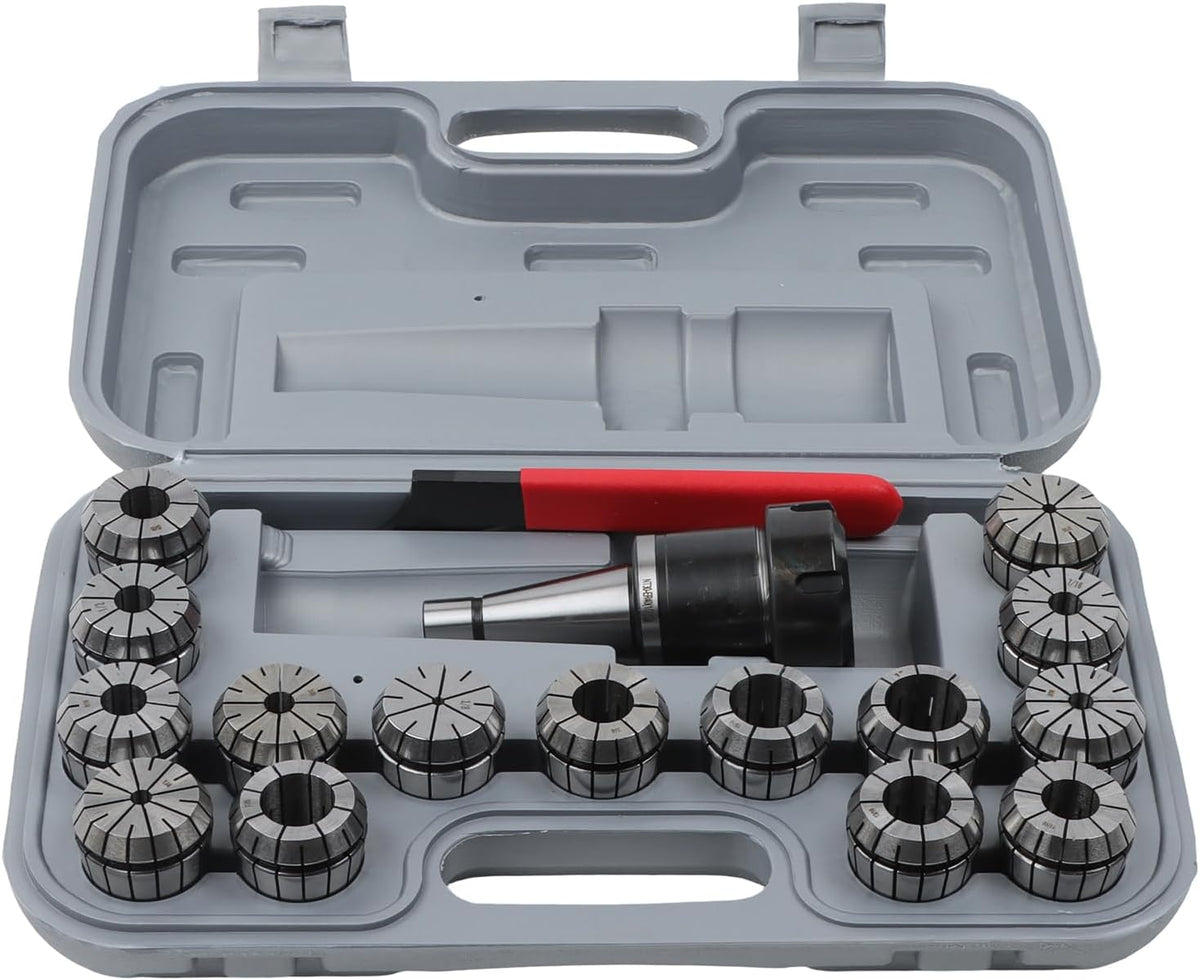 Waltyotur 17-Piece NMTB30 ER40 Collet Set, 1/8“-1” High Precision 0.0005"