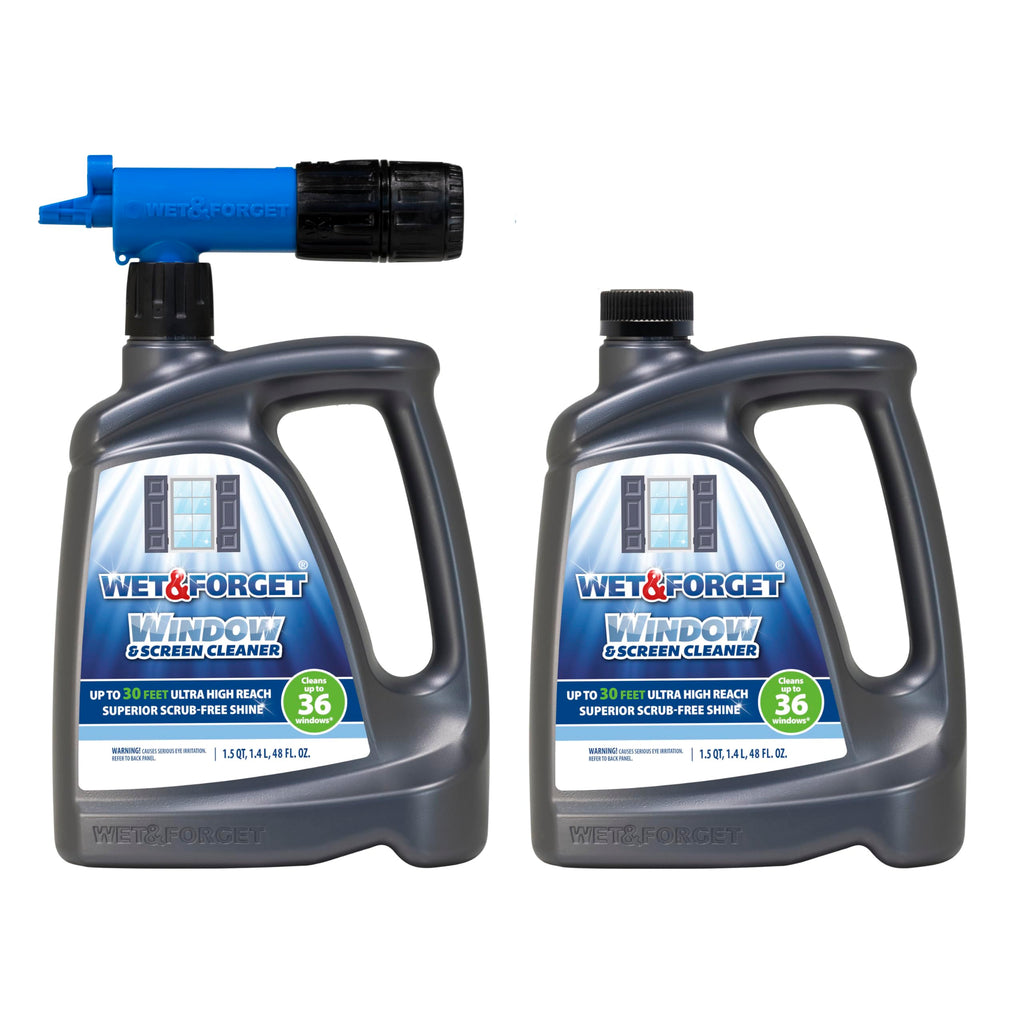 Outdoor Window Cleaner & Screen Cleaner, 48 Oz, 2 Pack