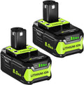 Replacement for Ryobi 18V Battery: 8.0Ah Replace Compatible with Ryobi Lithium Battery P107 P108 Cordless Power Tools