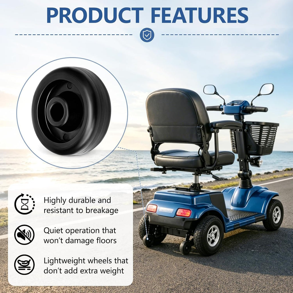Anti-Tip Wheel for Go-Go for Pride for Vive Mobility Scooter
