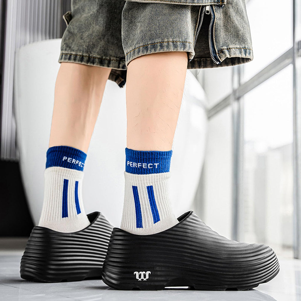 Mens Chef Clogs - Non-Slip Waterproof Oil-Proof Kitchen Shoes Black