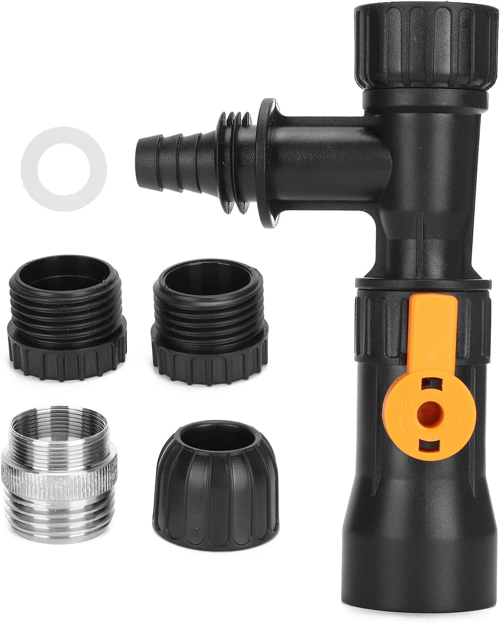 Water Changer, Aquarium Water Changer, Fish Tank Siphon, with 2 PCS Faucet Adapters