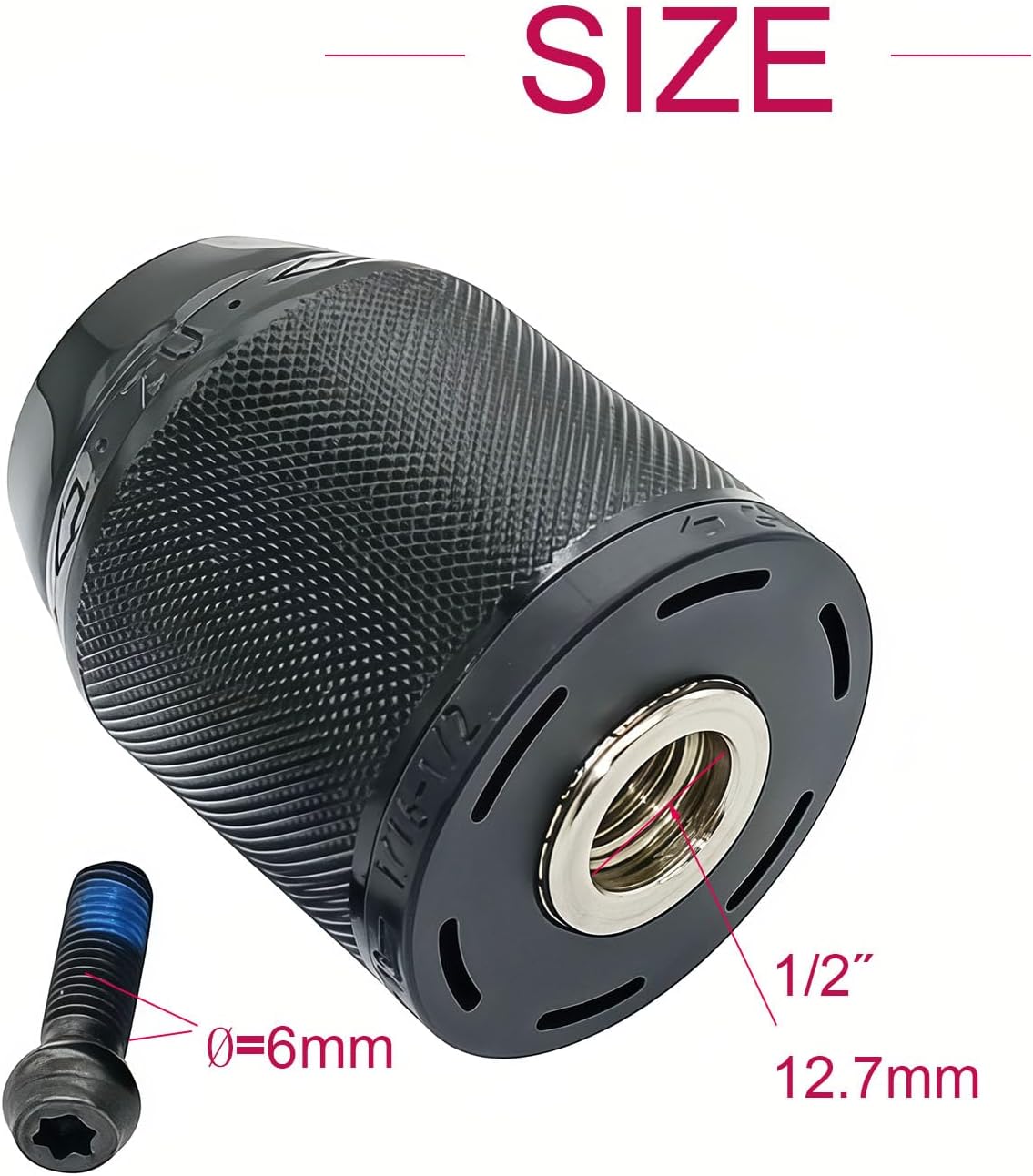 DCD991 DCD996 DCD997 N454251 1/2" Replace for DEWALT Keyless Chuck DCD991B DCD991M2 DCD991P2 DCD996B DCD996M2 DCD996M2V DCD996P2 DCD997P2BT Hammer Drill Power Tool