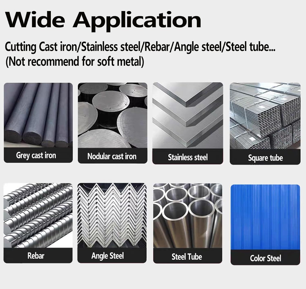 9 Inch Metal Cutting Diamond Blade, 230mm Cut Off Wheel 7/8"-5/8" Arbor for Cast Iron Rebar Carbide Stainless Steel by ANTENGDATOOL