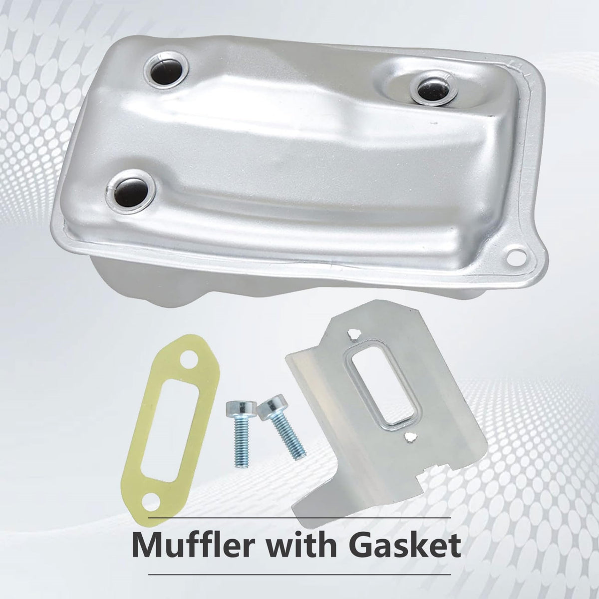 LiGuVCY Muffler with Gasket Replacement for Stihl TS410 TS420 Concrete