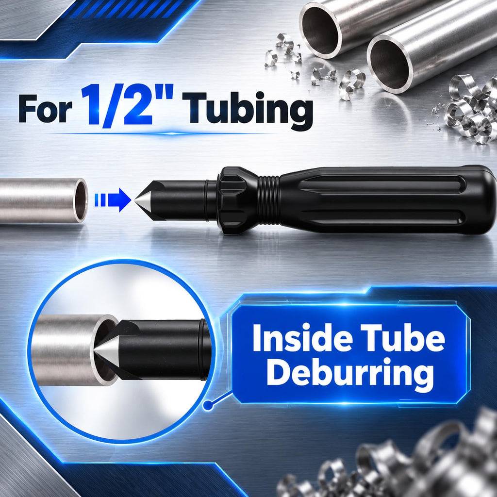 Lanties 1/2" Chamfer Tool, Reamer Tool for Conduit and Metal Deburring