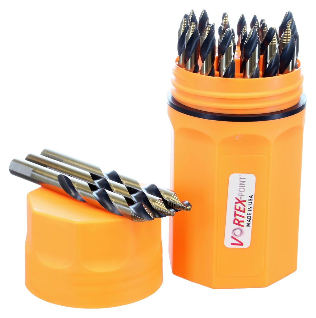 Norseman Vortex 29 Piece Drill Bit Index Blaze Orange