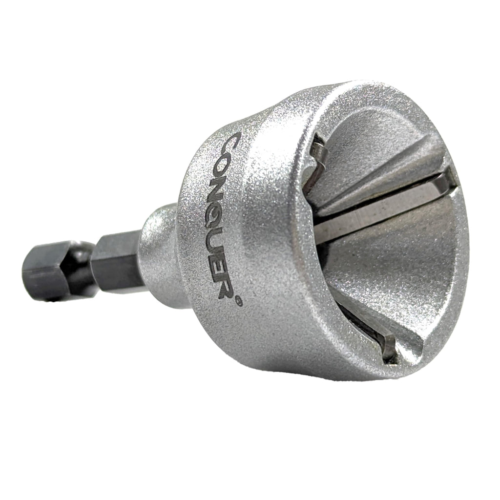 CONQUER Deburring External Chamfer Tool, All Thread Reamer, 1/8"-3/4"