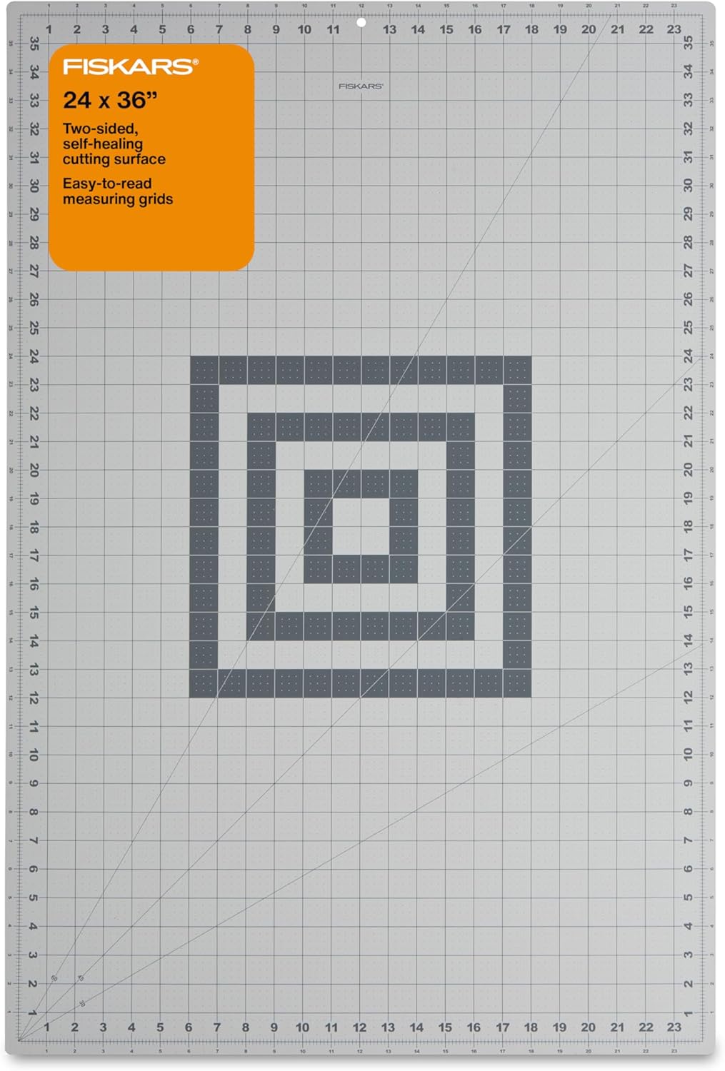 24" x 36" Self Healing Cutting Mat, Extra Large Double-Sided Grid | Quilting, Sewing & Craft Cutting Board, with 30