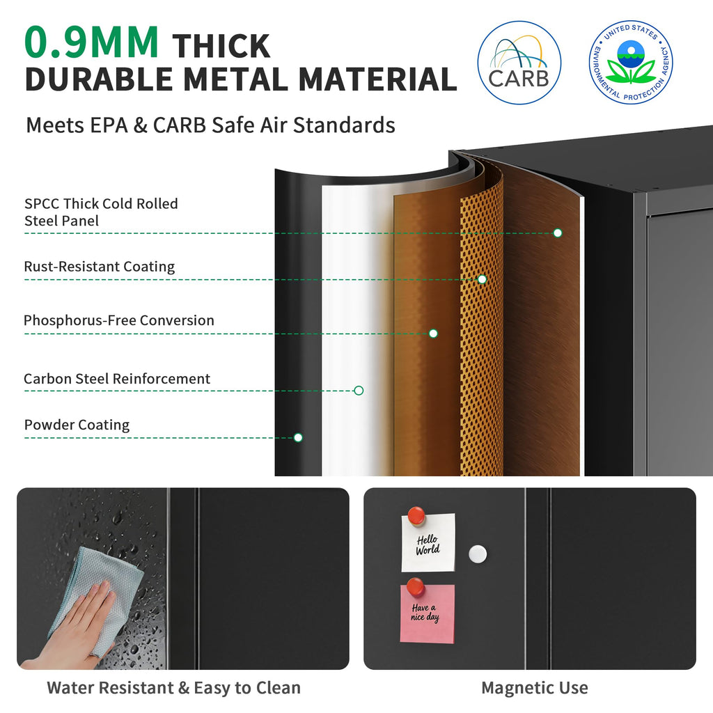 Metal Garage Storage Cabinet, Durable Metal Storage Solution