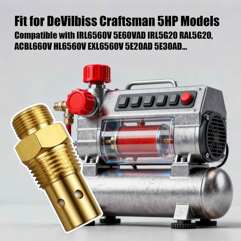 Brass Air Compressor Check Valve Fit for IRL6560V Replace CAC-437-2 1/2"NPT