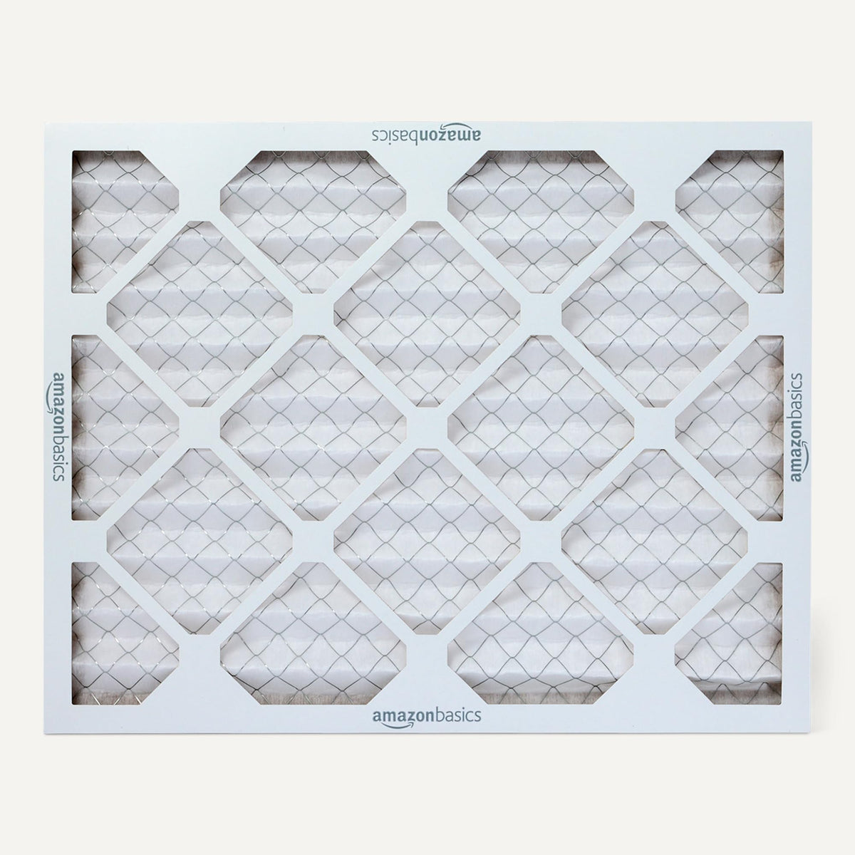 MERV 5 AC Furnace Air Filter, 16x20x1 inches, 6-Pack (Actual Size: 15.75" x 19.75" x 0.75")