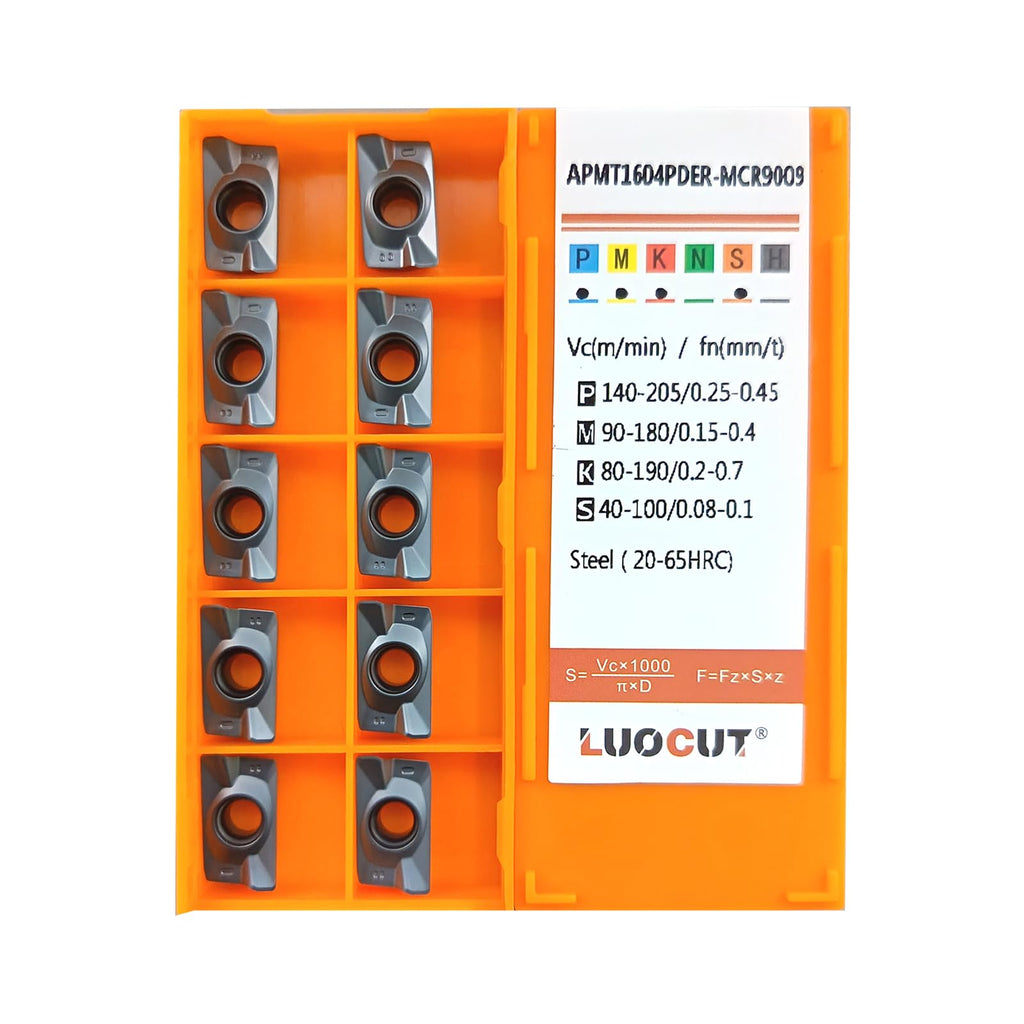 20 pcs CNC milling Inserts APMT1604 for Process Stainless Steel-MCR9009