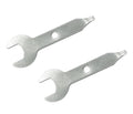 Tolxh Pack of 2#2610930692 Collet Wrench for Rotary Tool 3/8 Inch Collet Wrench Key 9.5mm Nut Spanner Replacement Part NEW for Dremel