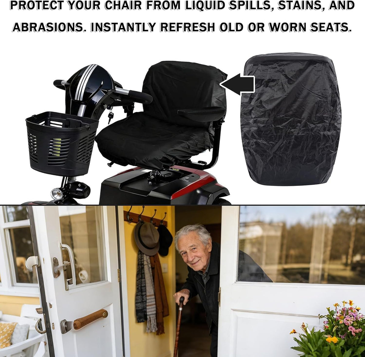 Mobility Scooter Seat Cover for Golden Technologies Around XL
