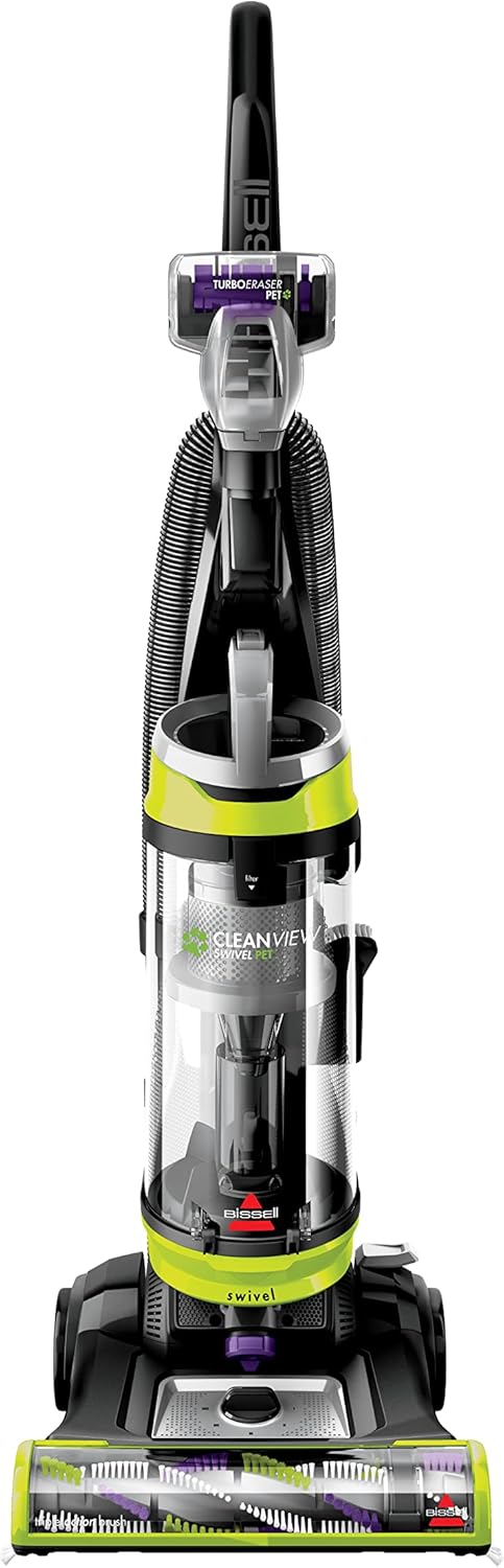 CleanView Swivel Pet Upright Vacuum, Swivel Steering for Maneuverability, Triple Action Brush Roll for Pet Hair