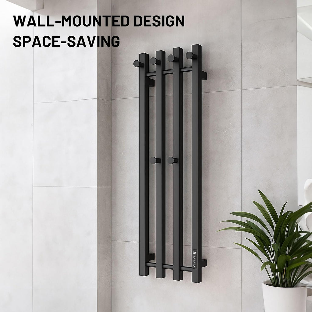 Paraheeter Towel Warmer, Towel Warmer Rack, Heated Towel Racks for Bathroom, Towel Heater, Towel Dryer, Wall Mounted
