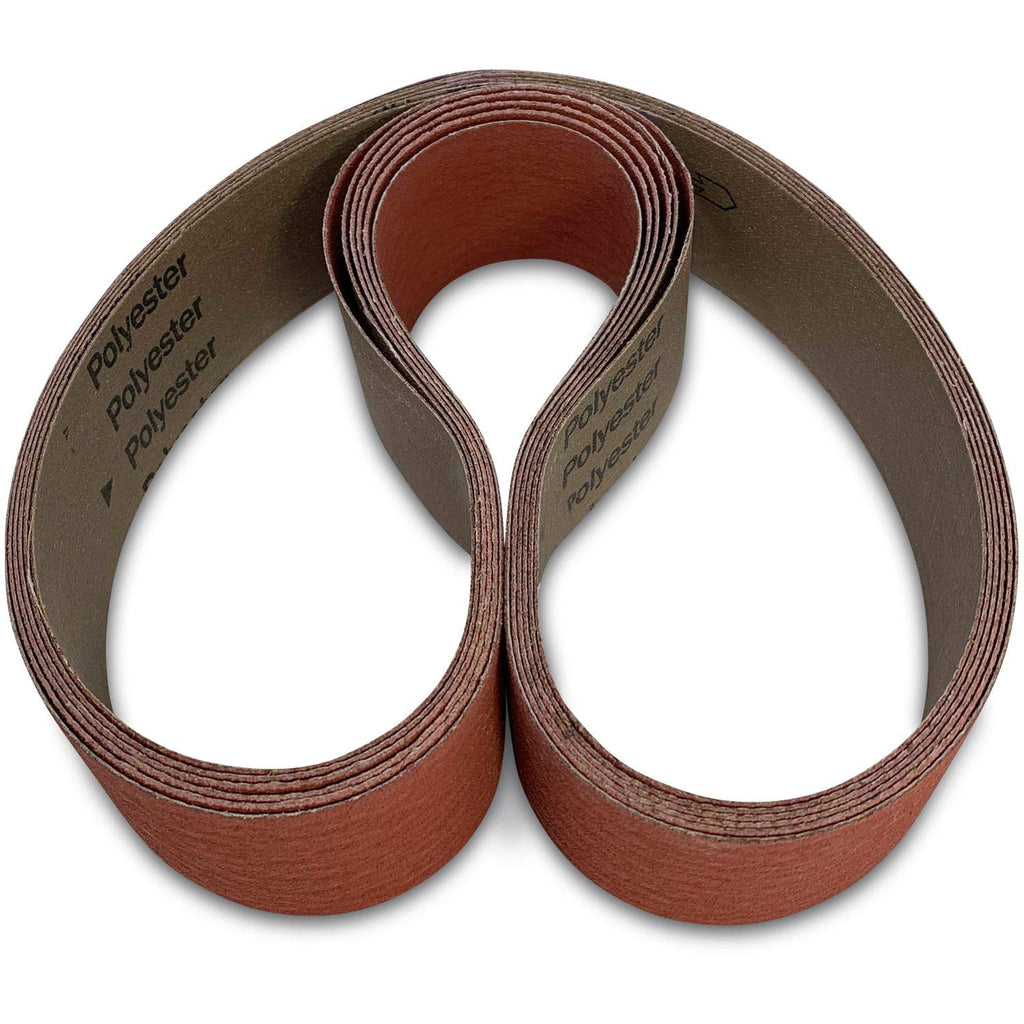 Red Label Abrasives 2 X 42 Inch 60 Grit Metal Grinding Ceramic Sanding Belts, Extra Long Life, 6 Pack