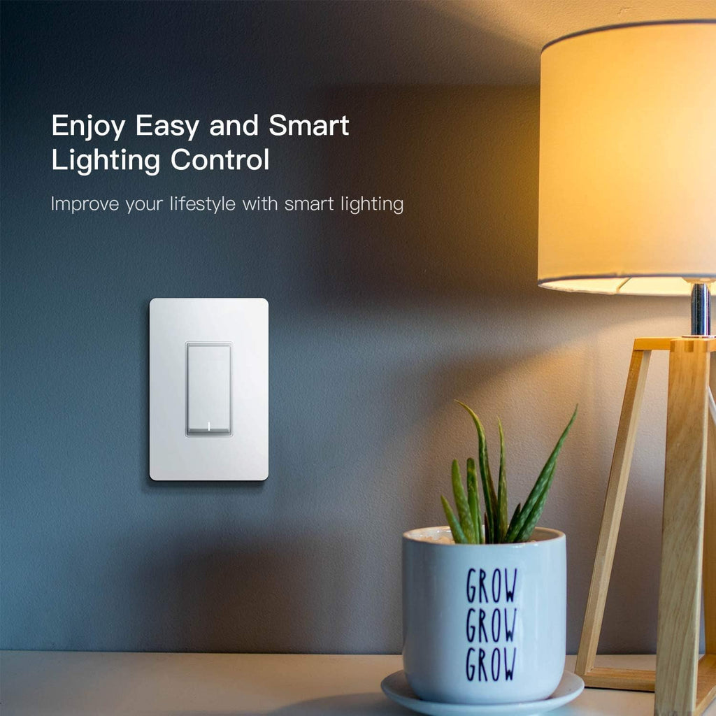 Smart Light Switch Single Pole Works with Alexa