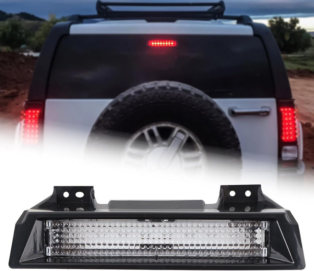 LED Third Brake Light Compatible for 2006-2010 Hummer H3 3rd Brake Light Center High Mount Stop Lamp 19330403 16HZ59C
